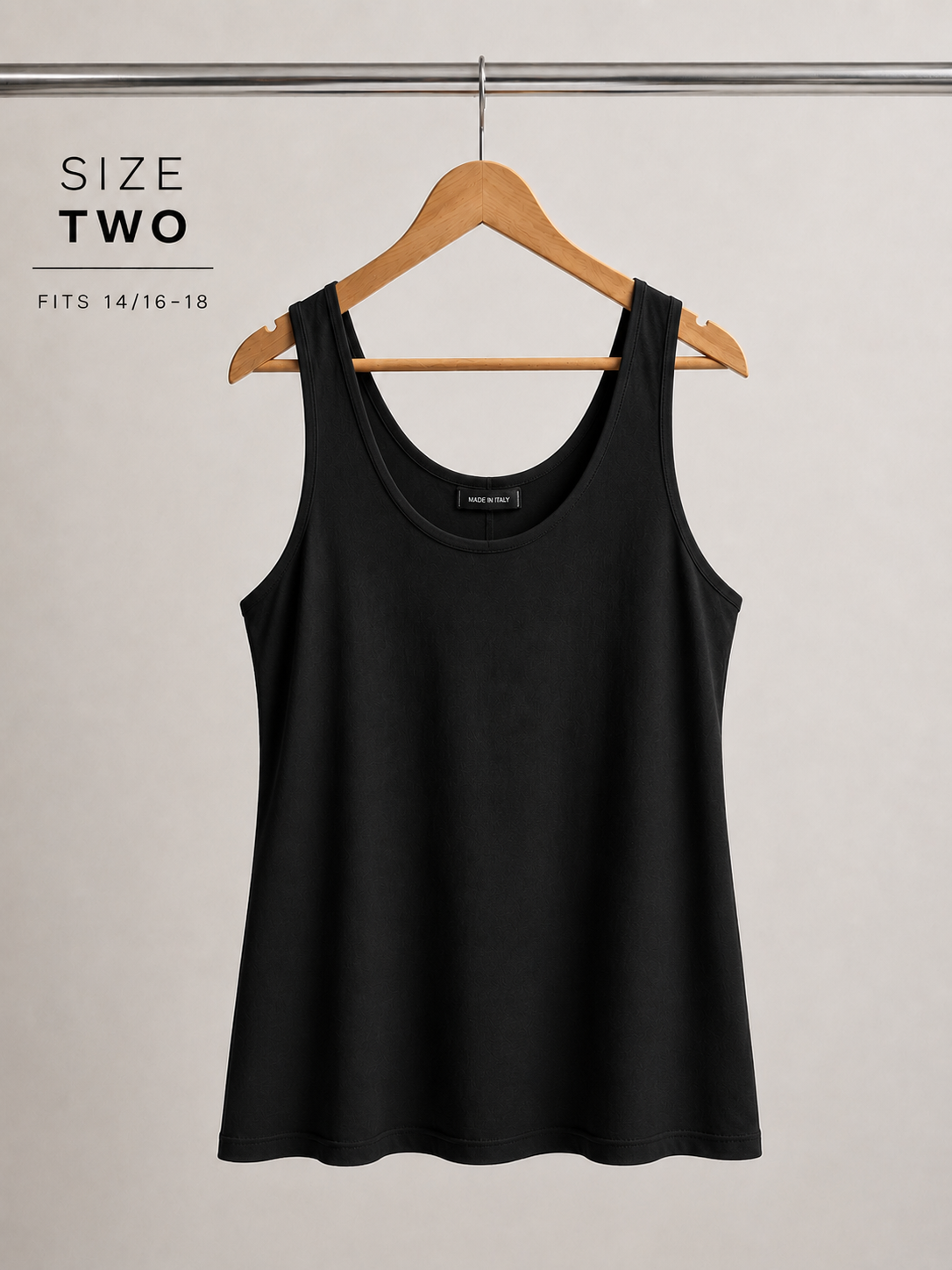 SCOOP NECK VEST