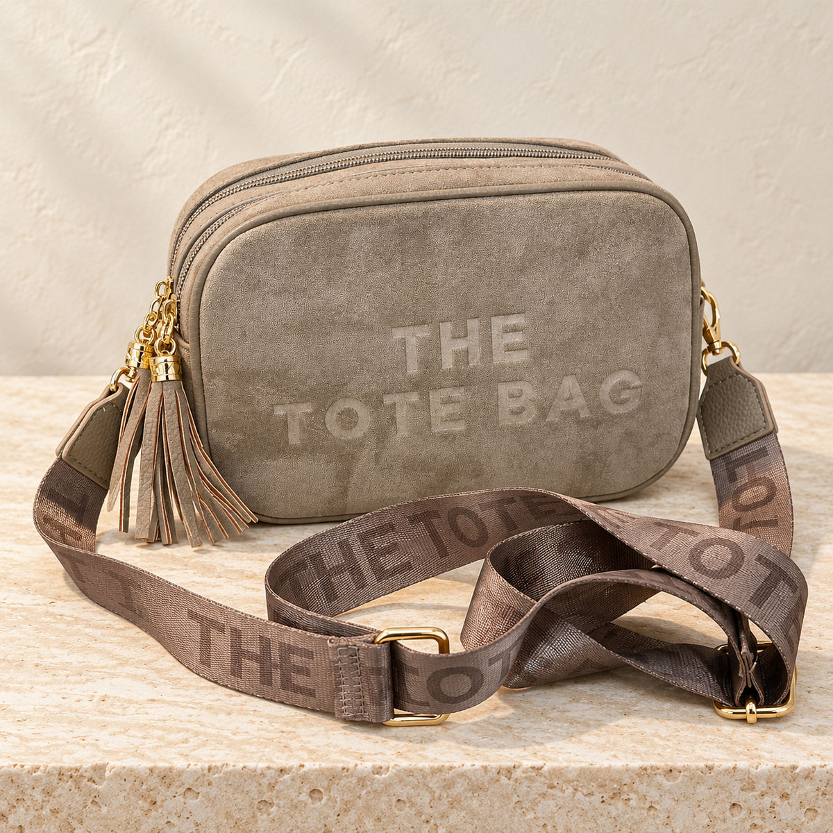 THE SUEDETTE TOTE