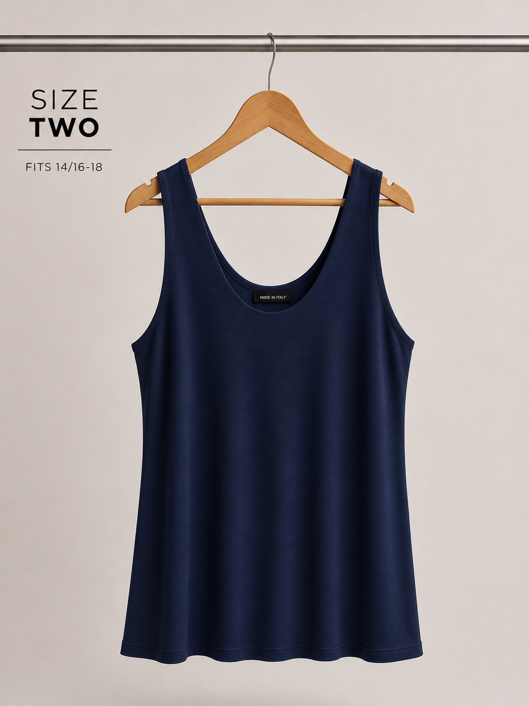 SCOOP NECK VEST