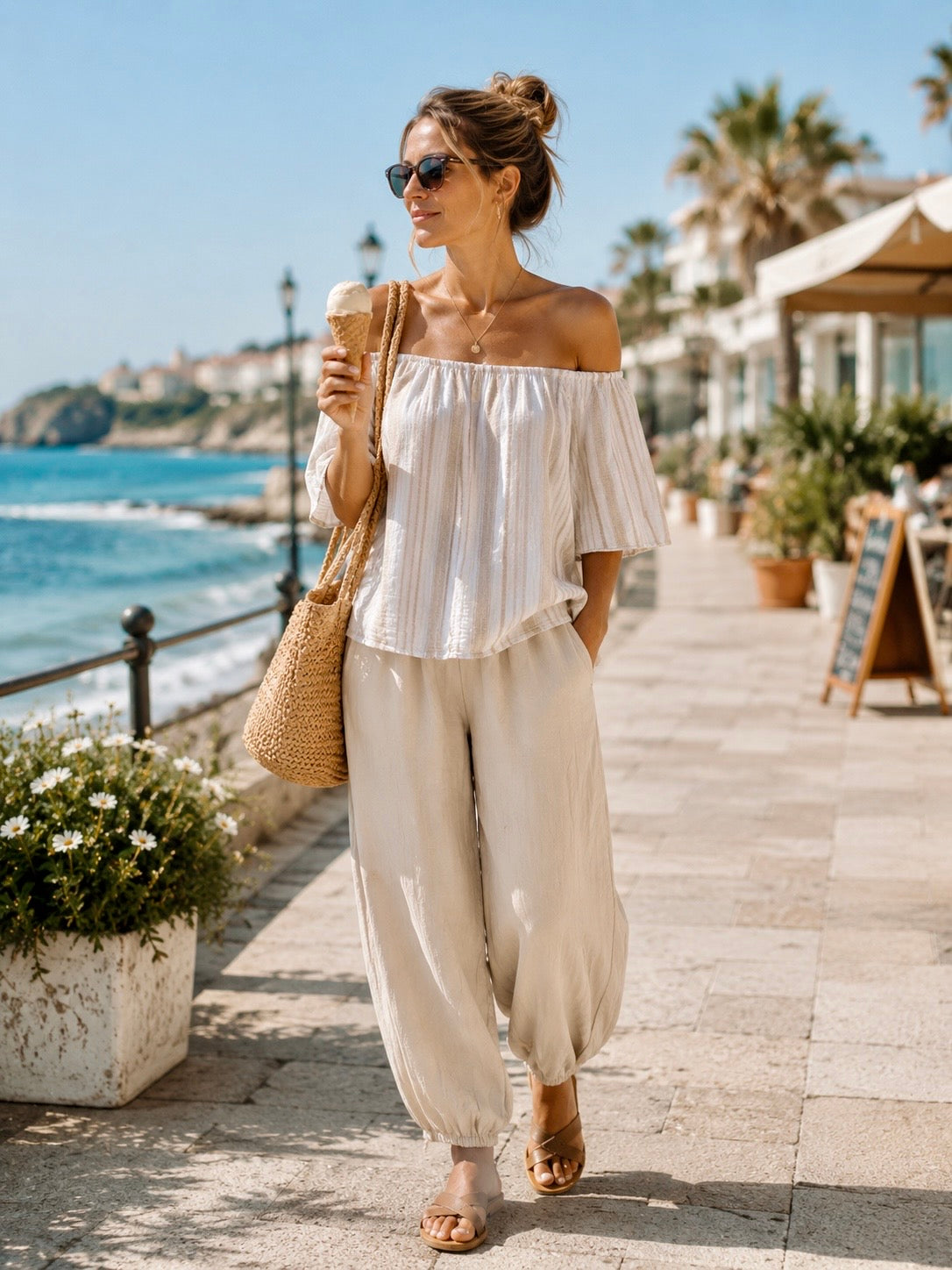 SANDY BARDOT TOP