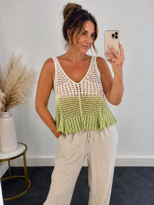COVE CROCHET TOP