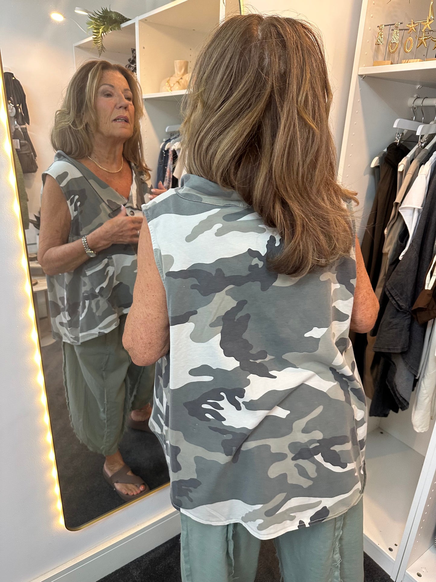 CAMO JERSEY SHACKET