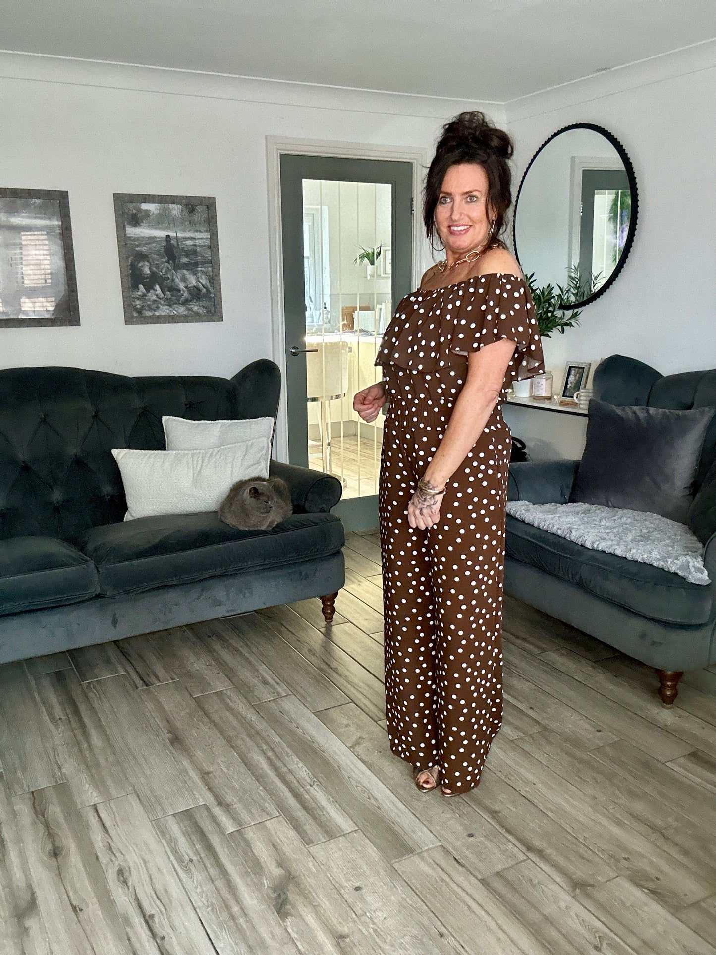 DOTTY JUMPSUIT