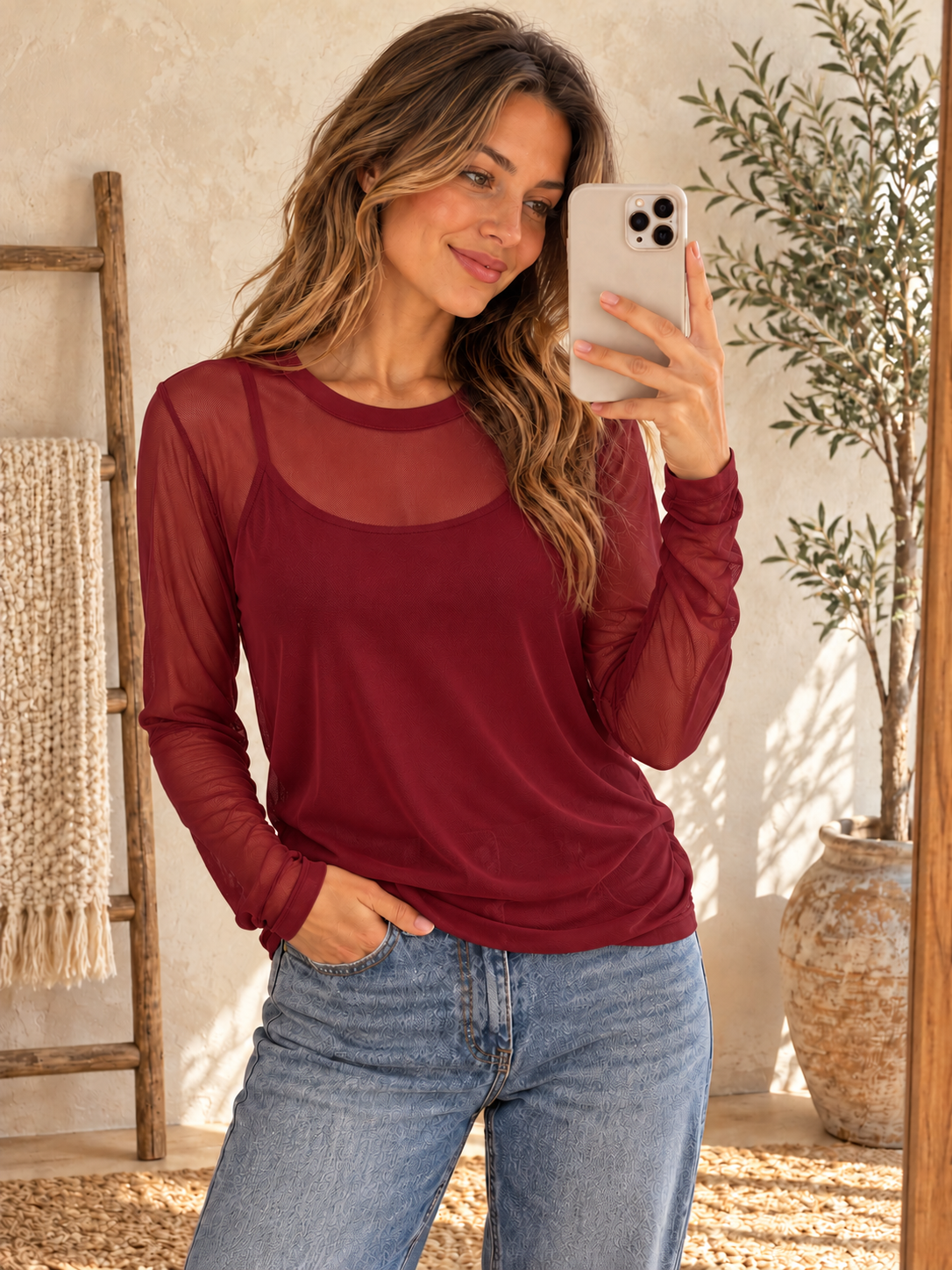 SHEER BORDEAUX