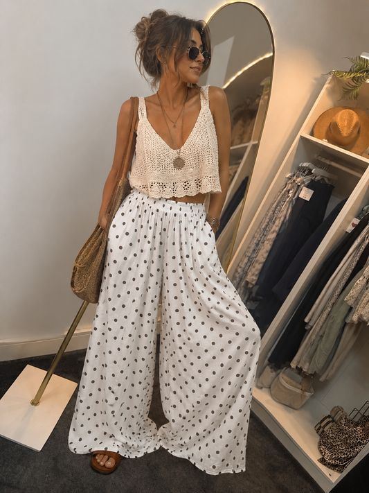 POLKA DOT TROUSER