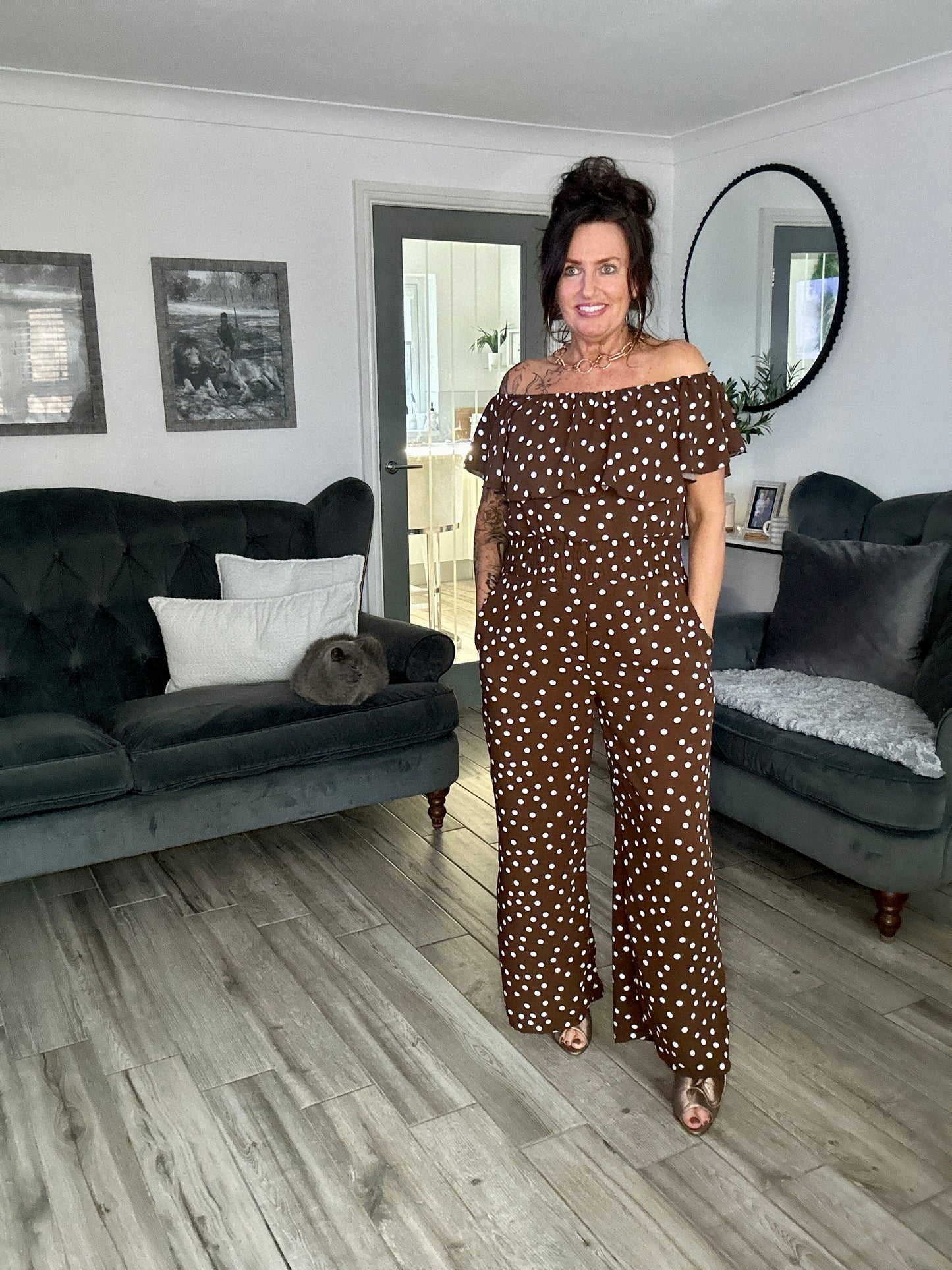 DOTTY JUMPSUIT