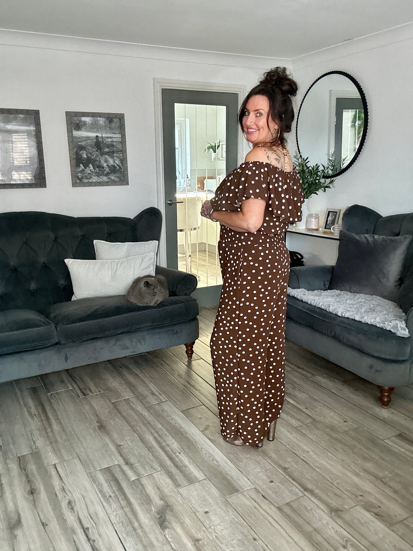 DOTTY JUMPSUIT