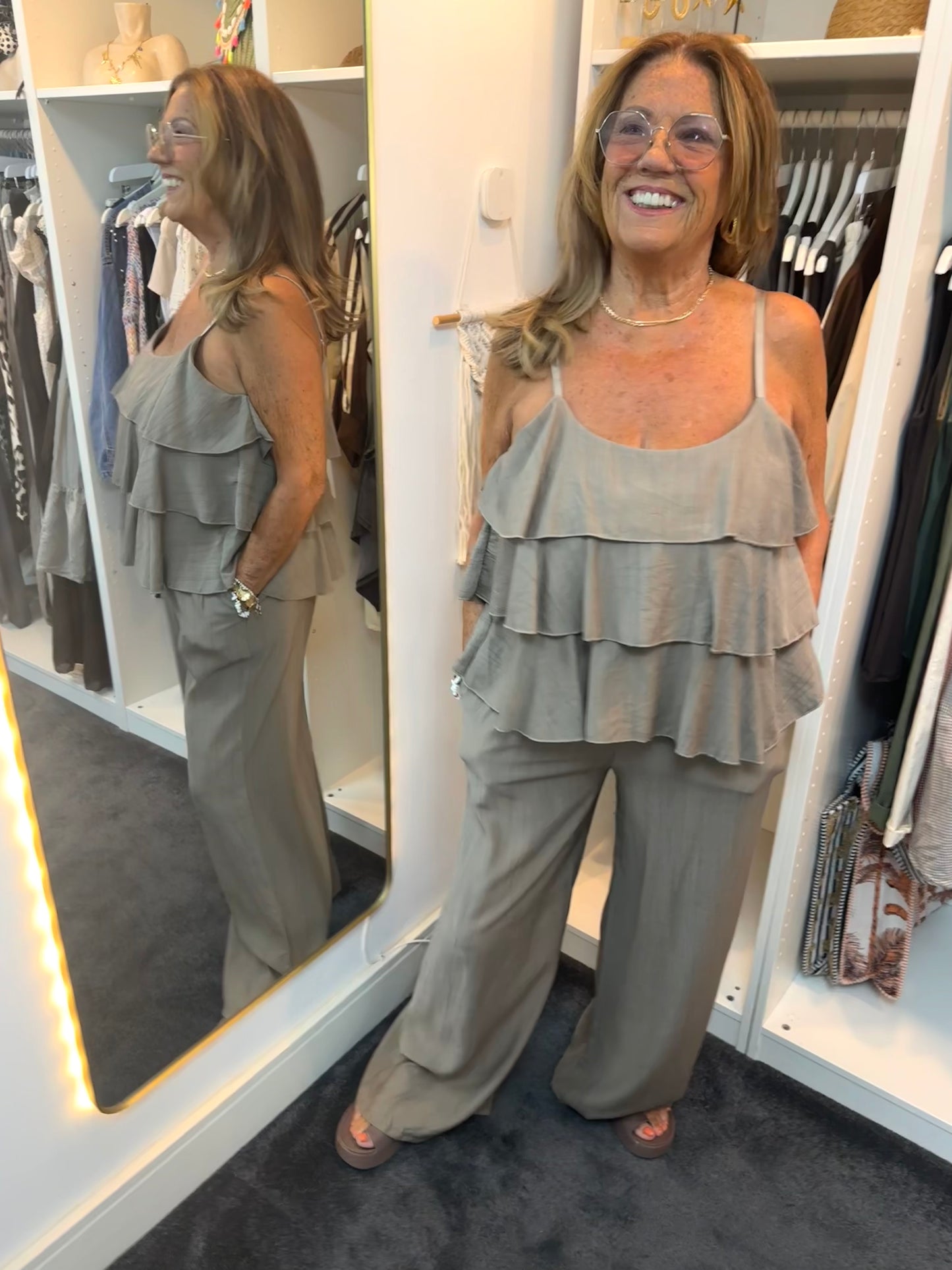SAHARA FRILL TOP