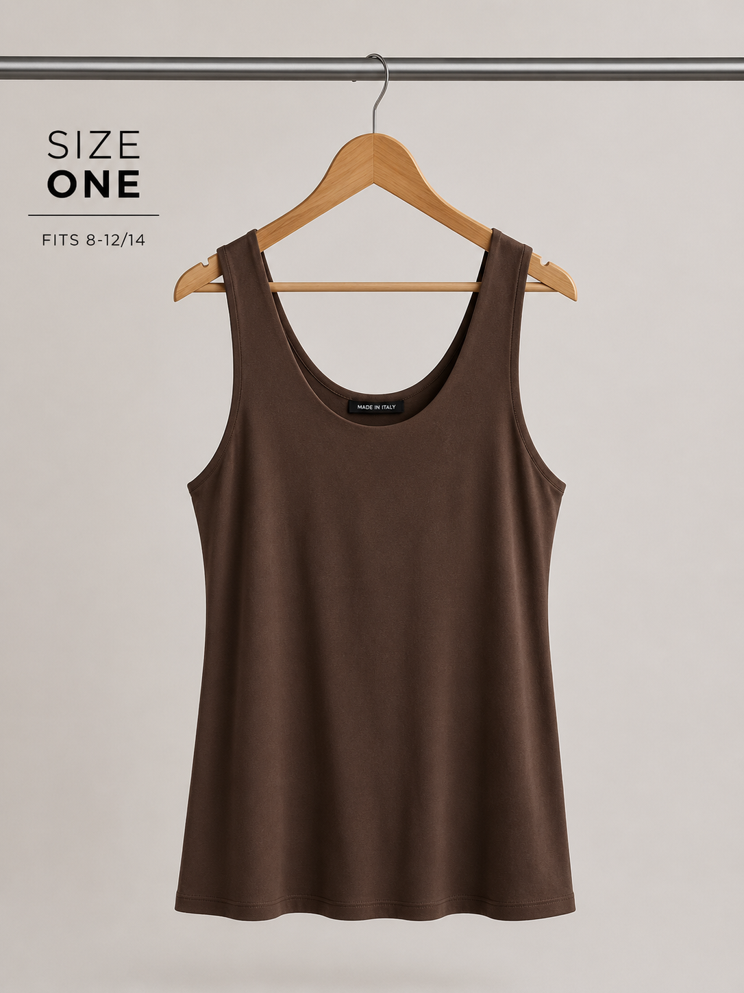 SCOOP NECK VEST