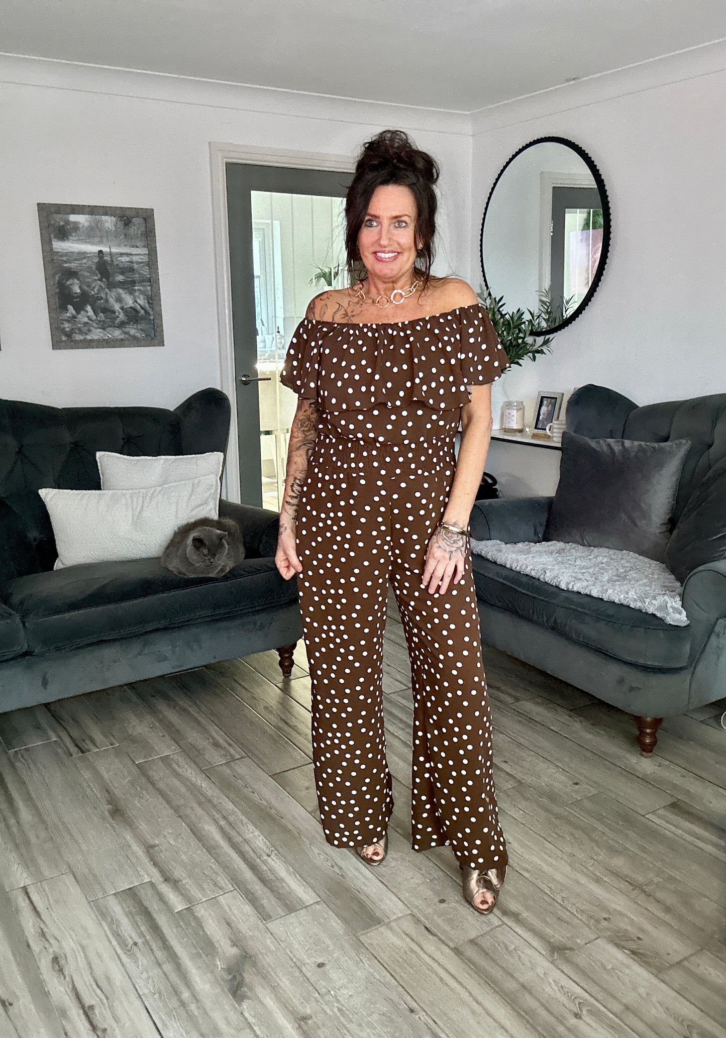 DOTTY JUMPSUIT