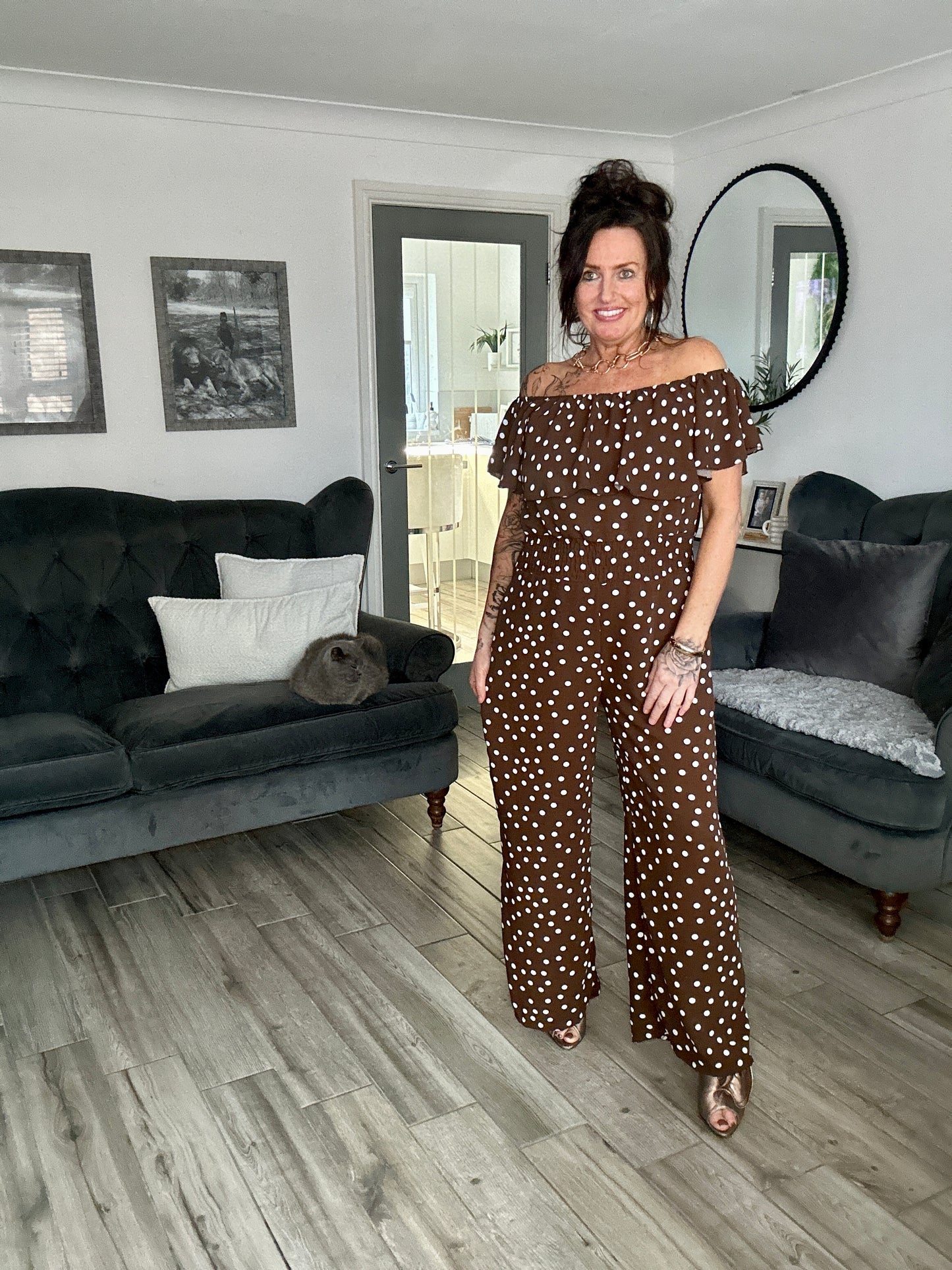 DOTTY JUMPSUIT