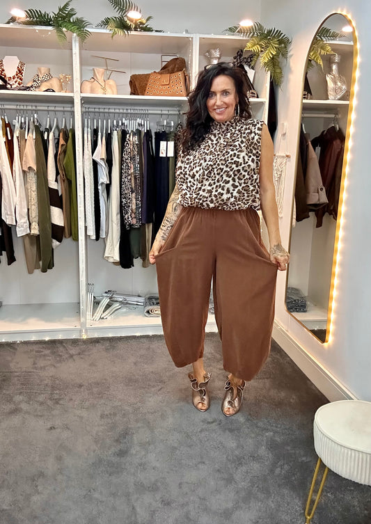 CORDELIA BARREL TROUSER